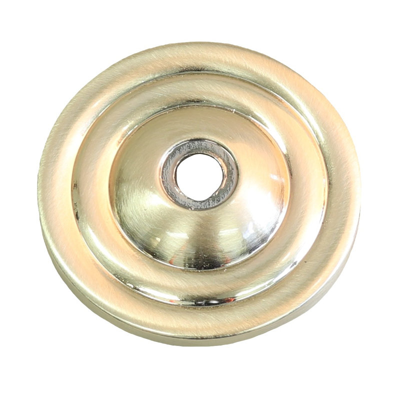 Contre-plaque d'armoire ronde classique 1-1 / 2 po, gris graphite - 5061-GPH, Or champagne