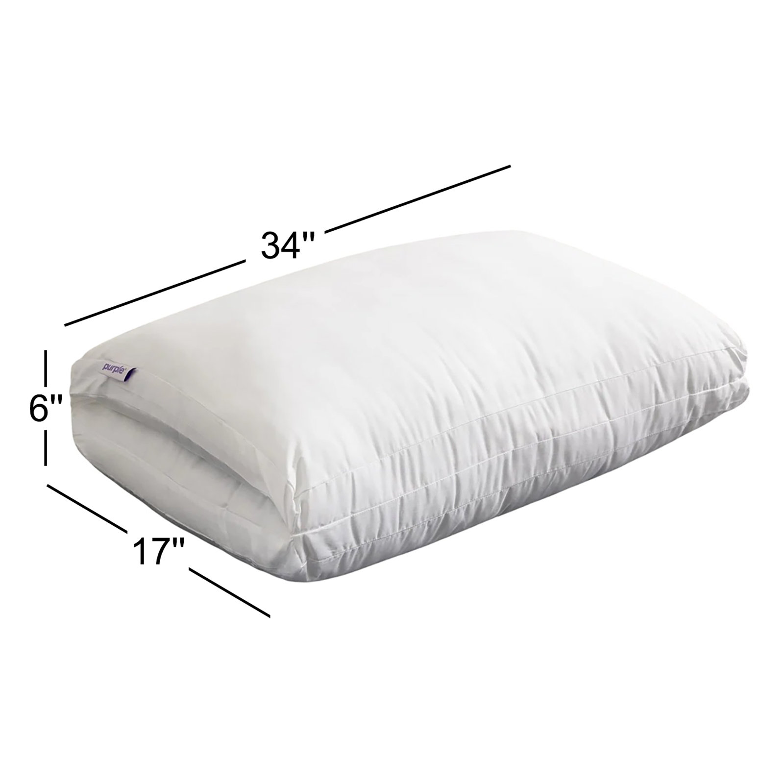 Purple TwinCloud Pillow, King Pillow