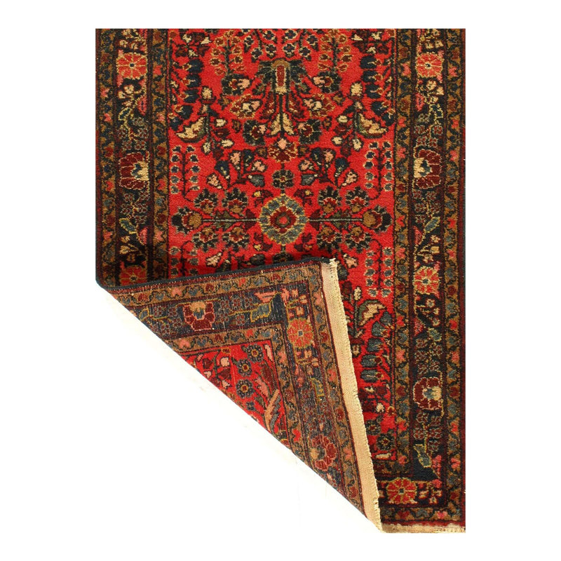 Mikihisa Oriental Area Rug in Red