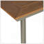 Table à manger LEEDS avec plateau en faux bois