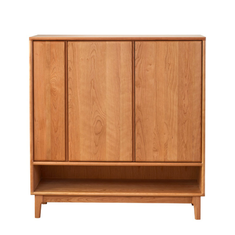 Solid Wood Shoe Storage Cabinet