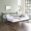 Antwerp Metal Daybed with Trundle and Mattress-1393684058
