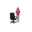  Chaise de bureau LeatherSoft