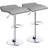 Adjustable Spin Bar Stool with Solid Wave Seat-1442324147