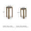 Ensemble de 2 tables d'appoint Jossor