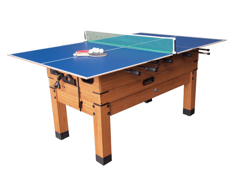 Danbury 14-in-1 56" Multi Game Table, Honey