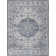 Tapis bleu / gris Oveda