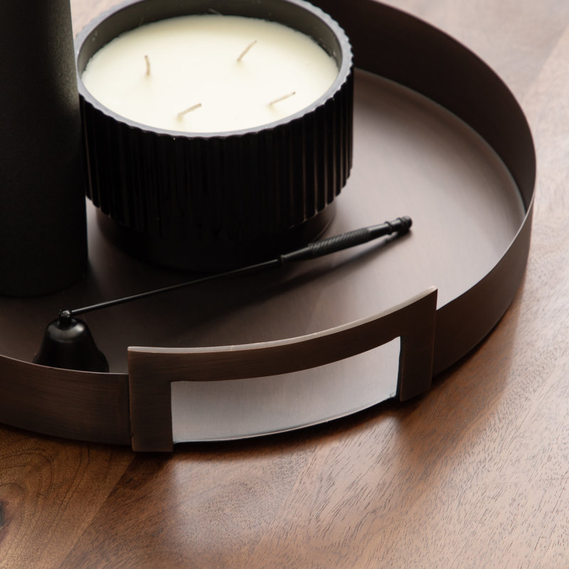 Taskin Metal Tray, Bronze