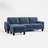Matteus Upholstered Sectional Left Hand Facing-1399488883