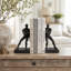 Pushing Men Bookends