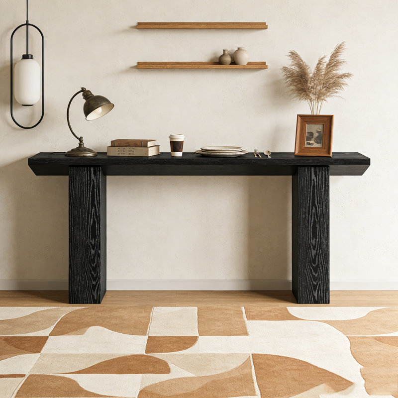 Triangular-Shaped Design Console Table