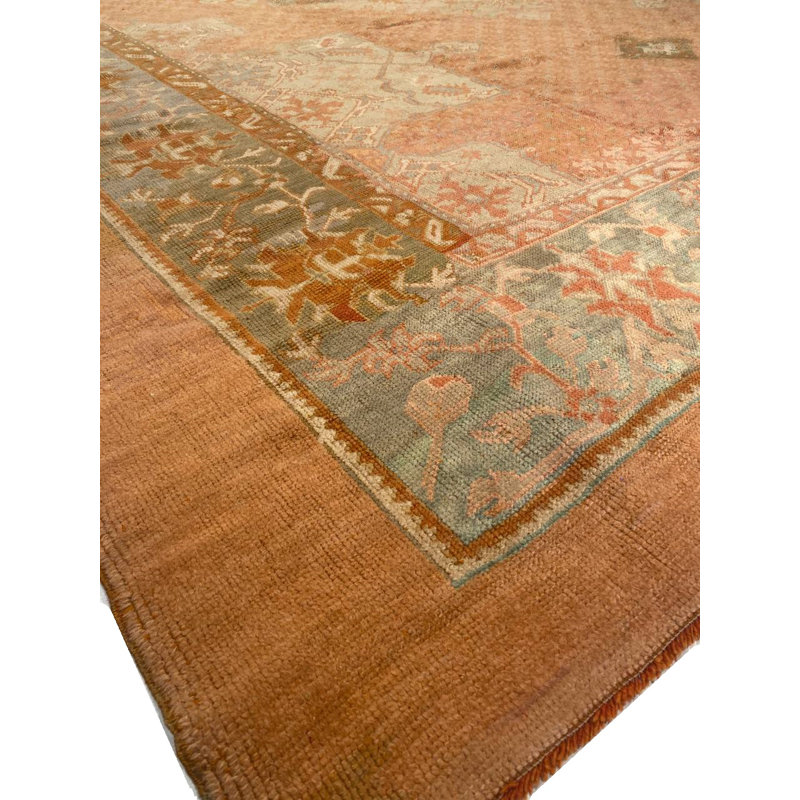 One-of-a-Kind Rectangle 11' X 15'4" Hand Knotted Area Rug