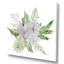 Bouquet de Noël floral avec coton, branches I - reproduction d'art sur toile traditionnelle-66805935-66805940
