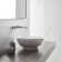 16" Ceramic Round Vessel Bathroom Sink with Overflow