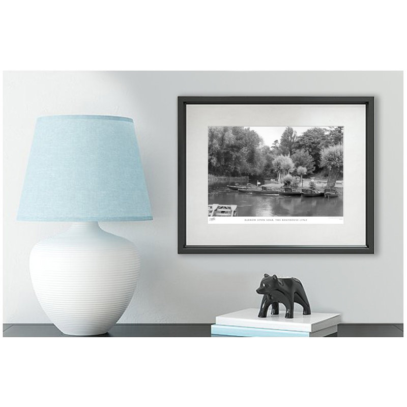 Barrow Upon Soar, The Boathouse C1965 - Single Picture Frame Print, 31.5cm H x 38.8cm W x 2.3cm D