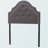 Moyd Dark Grey Nail Head Trim Button Tufted Upholstered Twin Headboard, 25.49" H X 38.52" W X 2.11" D-1974365981