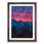 Mountain Sunset in Sion Switzerland - Picture Frame Painting Print-56925332-56925331