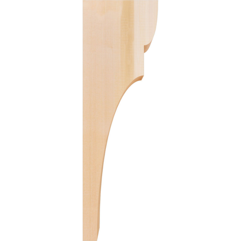 Yorktown Corbel, H 24 po x l 3,5 po x P 8 po, Cèdre rouge, Lisse
