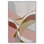 «Golden Split III», reproduction d'art sur toile par Art Remedy, cadre blanc, 36 x 54-1274907735-1274907728