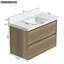 Meuble-lavabo mural avec plateau en marbre-616867002-616867003