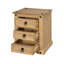 48cm W Solid Wood Bedside Table