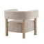 Fauteuil d'appoint rembourré Boucle-1929688552