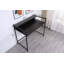 Console noire étroite avec porte d'entrée moderne et petite table de canapé derrière le canapé Skinny Table de couloir pour le salon, le vestibule, le couloir, la chambre et le bureau