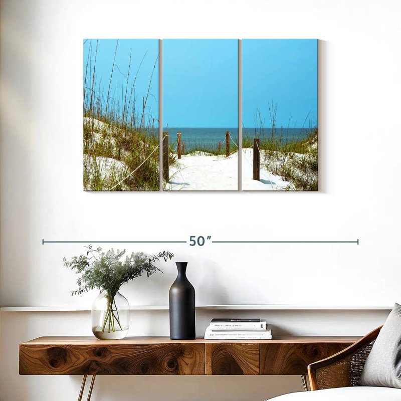 Gillard White Sandy Beach I, 24" H x 38" W