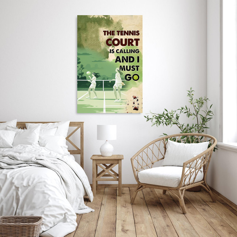 Marlenne, le court de tennis appelle, H 14 po x l 11 po x P 1,25 po