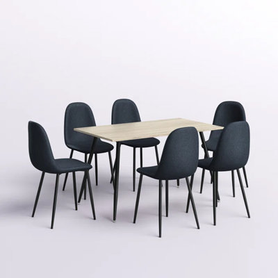 Ensemble de salle à manger rectangulaire L 51,1 po x l 29,5 po Kariem