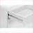 File Cabinets, Rolling Mobile 3 Drawer Printer Stand, Contemporary Modern Snow White Glossy Laminate | Snow White | MDF
