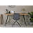 Tirina Metal Base Writing Desk