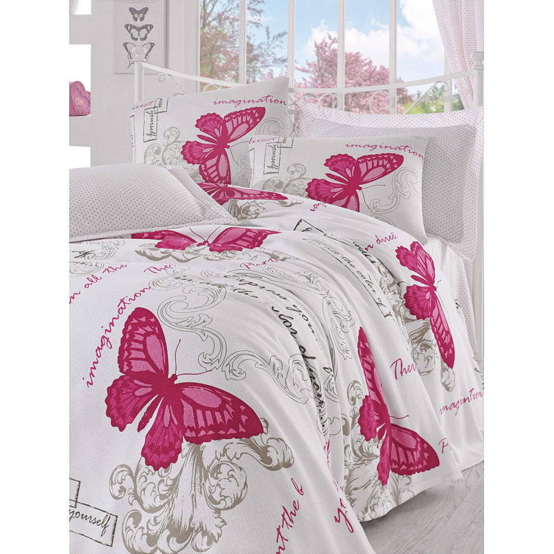 Cotton Coverlet, 94" x 87" Bedspread