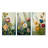 3 Piece Print Set - Painted Blossoming Wildflowers-706229608-706229609