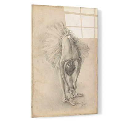 «Antique Ballerina Study I» par Ethan Harper, art mural en verre acrylique