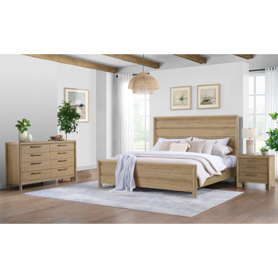 Ensemble de chambre avec commode et 2 tables de chevet Sand Dune