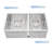 30'' L Undermount Double Bowl Stainless Steel Kitchen Sink