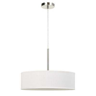 Aubrey 1 - Light Off White/Patterned White LED Single Pendant