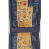 Antique Chinese Allover Scatter Sized Knotted Horse Cover Saddle Rug