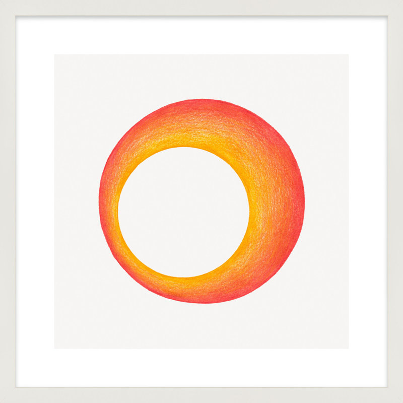 Torus 1 Print by Katy Montica, 24" H x 24" W x 1.25" D, White