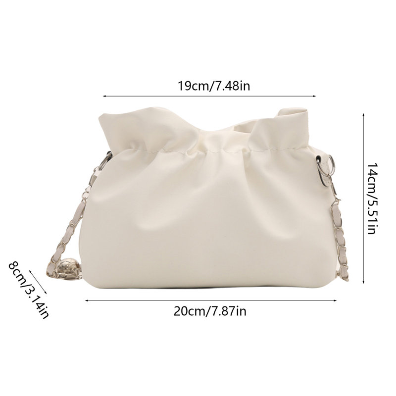 Sac à dos Sac à bandoulière pour femme, Blanc