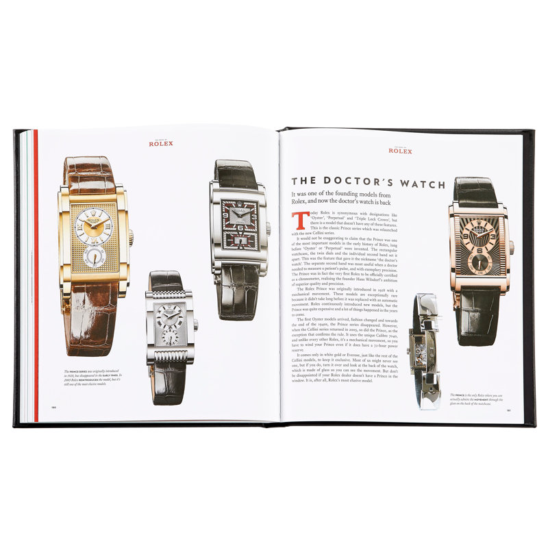 The Book Of Rolex Leather Bound Book