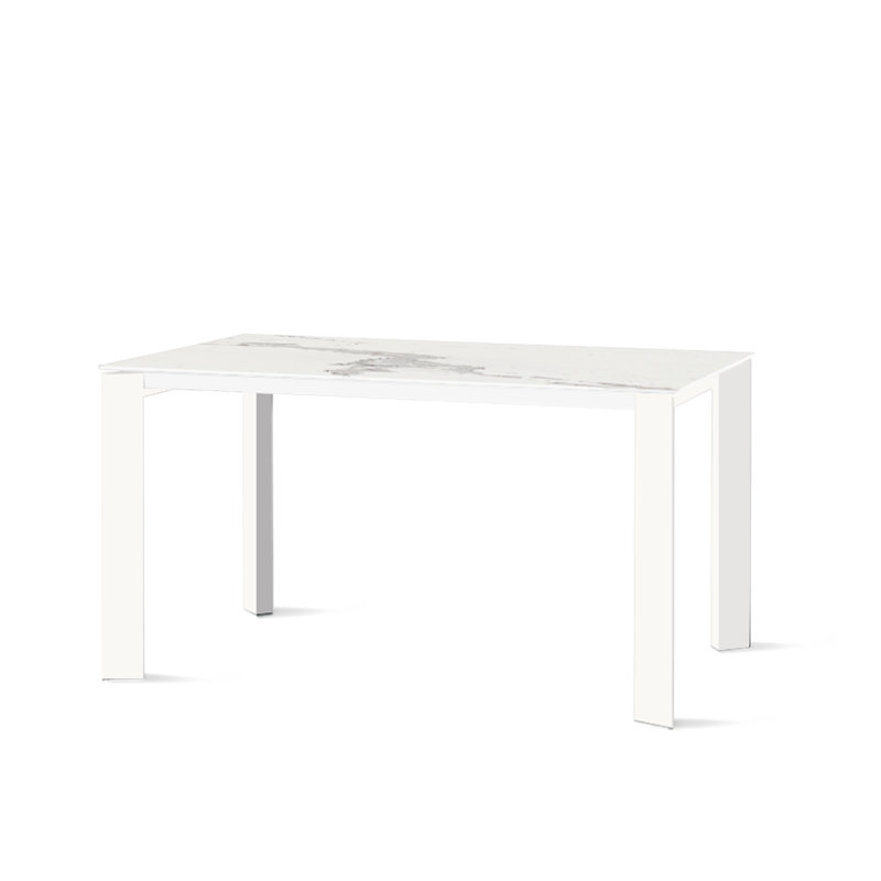 ENEA Dining Table, Carrara Stoneware, Carrara