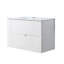 Ensemble de meuble-lavabo mural blanc 36 po