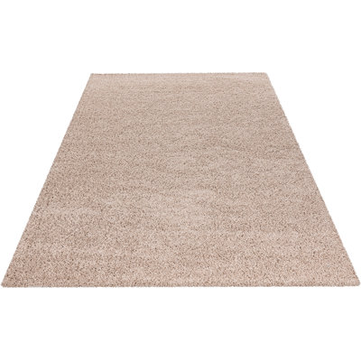 One Solid Colour Hand Woven Area Rug
