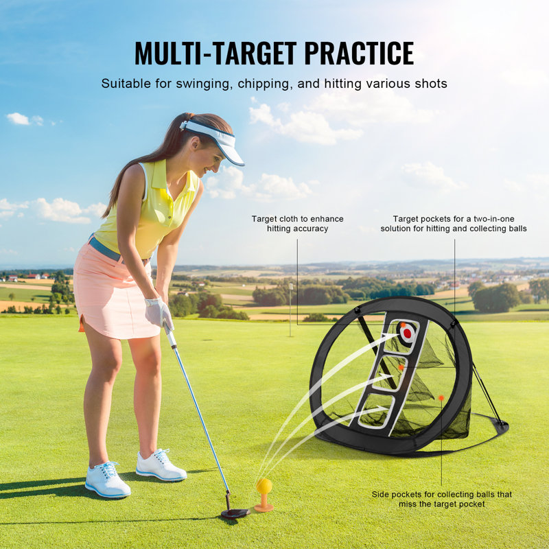 VEVOR Polyester Golf with Carrying Case, Black