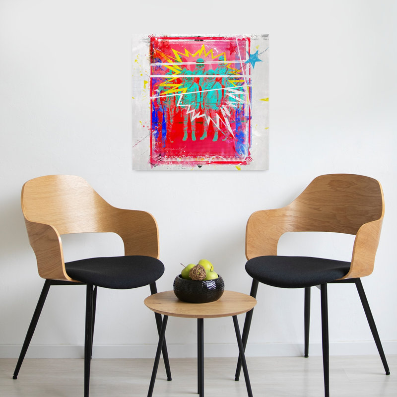 Austronatus abstrait, paysage urbain contemporain, H 24 po x l 24 po