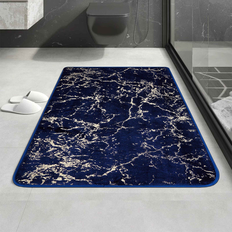  Rectangle Bath Set, Navy