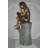 Sitting Girl On Log Reading A Book Bronze Statue -  Size: 19"L X 13"W X 48"H.