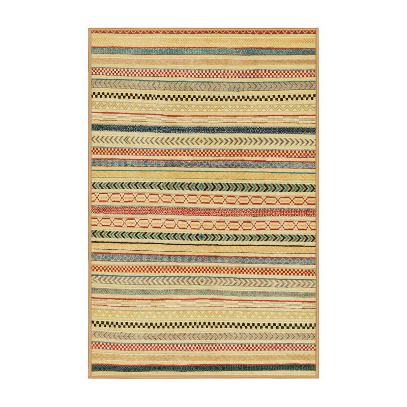 Striped Indoor Rug, Rectangle 8' x 10'